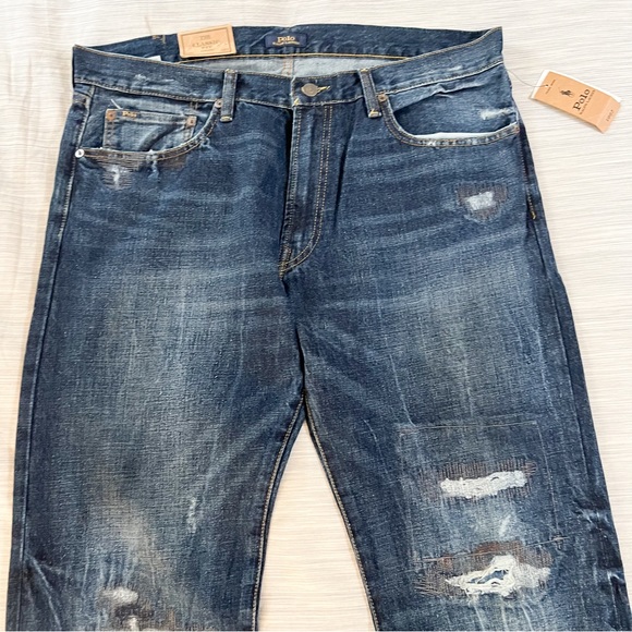 Polo Ralph Lauren Classic Fit Rigid Jeans-Distressed - Picture 2 of 15
